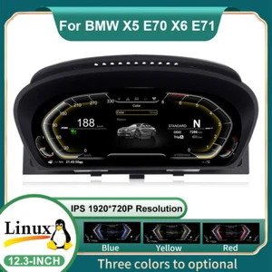 Tachimetro digitale retrofit per quadro strumenti BMW X5 E70 X6 E71 2006-2013 - Foto 1 di 13