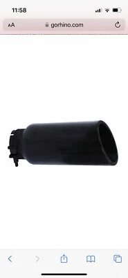 Go Rhino GRT2310B 圆形排气尖库存 #L19 — 第 1/2 张图片