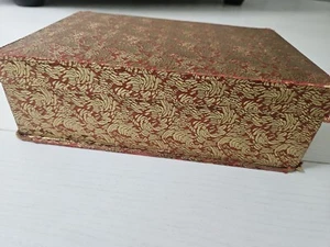 Antikes Kästchen rot gold - Bild 1 von 5