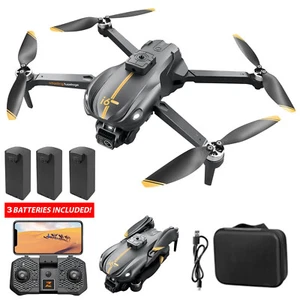 Drone 1080P HD Camera 4 Way Obstacle Avoidance Quadcopter 3D Flips + 3 Batteries - Picture 1 of 8