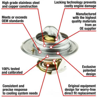 Engine Coolant Thermostat fits 2001-2007 Dodge Grand Caravan  MOTORAD - Image 1 of 2