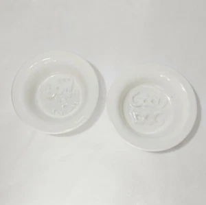 Juego de 2 Tazones Blancos para Perro Debby Carman Russ Good Boy Bow Wow - Imagen 1 de 8