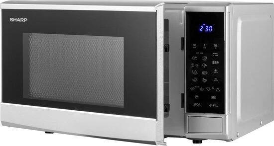 SHARP R-270S Mikrowelle 800W 20L - Silber