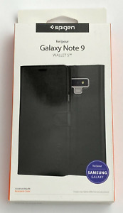 NEW Spigen Case & Wallet S Series for Samsung Galaxy Note 9 -  Black  