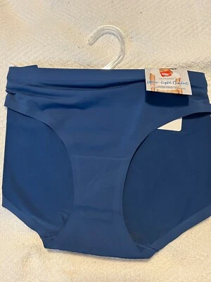 Трусики бикини премиум-класса HANES ультралегкие комфортные из микрофибры 6/M темно-синие $11,50 - Изображение 1 из 4