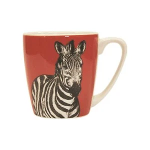 Queens by Churchill The Kingdom Zebra Acorn China Coffee Mug Tea Cup 300ml - Picture 1 of 1