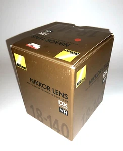 Nikon AF-S DX NIKKOR 18-140mm f/3,5-5,6 G ED VR EMBALAJE ORIGINAL - Imagen 1 de 16