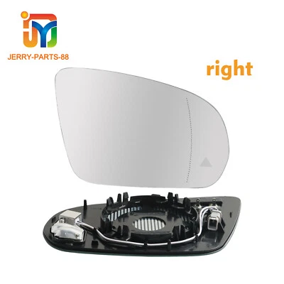 Espejo retrovisor de cristal lado derecho del pasajero para Mercedes-Benz E300 E350 E400 E450 Foto 1 de 4