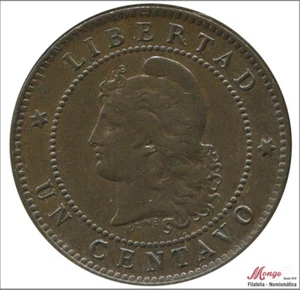 Argentina 1 Centavo 1890 EBC / XF - Bild 1 von 2