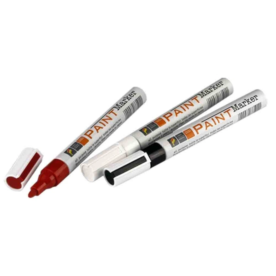 PENNARELLO A VERNICE BIANCO PENNARELLO PAINT SMALTO BIANCO RITOCCO PUNTA MEDIA - Immagine 1 di 1