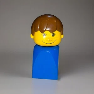 LEGO Basic Figure Finger Puppet Blue Boy Minifigure Vintage 1981 - Picture 1 of 3