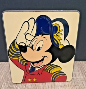 Contenedor de caja de dulces de plástico vintage de Mickey Mouse de Disney de los años 80 - Imagen 1 de 3