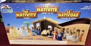 2013 Bibel Spielzeug Die Krippe Spielset 19 Teile gebraucht Wettbewerb - Bild 1 von 4