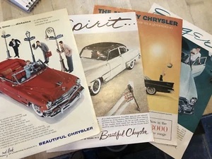 Lote de 4 anuncios de revistas Chrysler vintage - Imagen 1 de 1