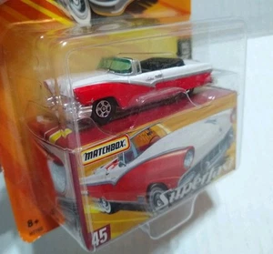 1956 FORD SUNLINER Matchbox Legendary Superfast Limi. Edit. #45 Collectors Box - Picture 1 of 5
