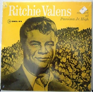 Ritchie Valens ‎– In Concert At Pacoima Jr. High Sealed  Vinyl, LP, 1987  DEL-FI - Picture 1 of 2