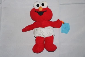 Fisher Price Sesame Street Elmo My First Pal Training Pannolino Dentiether Peluche Bambola - Foto 1 di 16