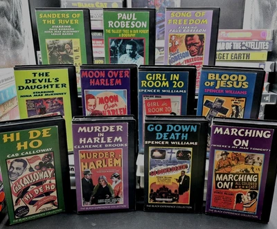 Black Experience Collection VHS Lot (11) Cab Calloway Spencer Williams See Desc - Image 1 of 4