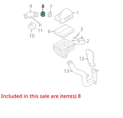 Medidor de flujo de aire 2,4 L compatible con 01-06 SANTA FE 718981 Foto 1 de 2