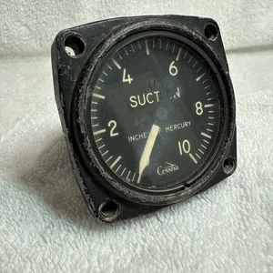 Cessna Suction Gauge - Model # 3-102-1 PN: S1414-1 (10" Mercury) - Bild 1 von 8