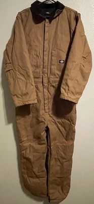 Mono aislante Dickies RN 20697 Duck marrón lona para hombre talla LR, P554 Foto 1 de 4