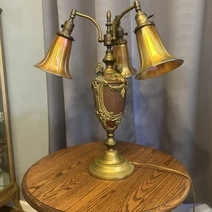 ANTIKE JUGENDSTIL TISCHLAMPE - Bild 1 von 13