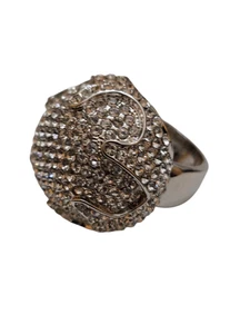 Riesiger glitzernder Cocktail Ring Größe 8 (A9059) - Bild 1 von 6
