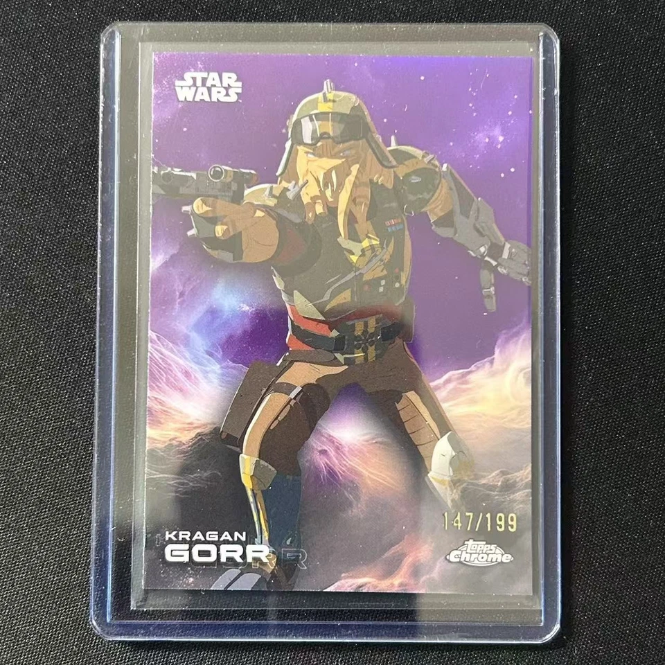💎2025 TOPPS CHROME STAR WARS PURPLE REFRACTOR /199 KRAGAN GORR - Image 1 of 1