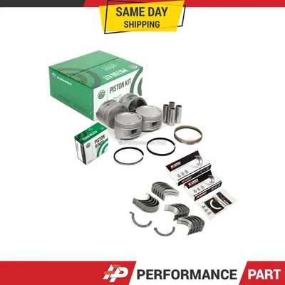 Pistons Main Rod Bearings for 93-97 Geo Prizm Toyota Celica Corolla 1.8L 7AFE - Image 1 of 4