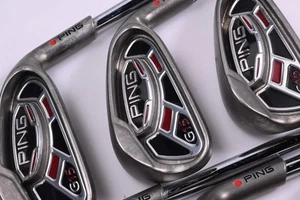 Ping G15 Irons / 5-PW / Orange Dot / Regular Flex Ping AWT Shafts - Picture 1 of 7
