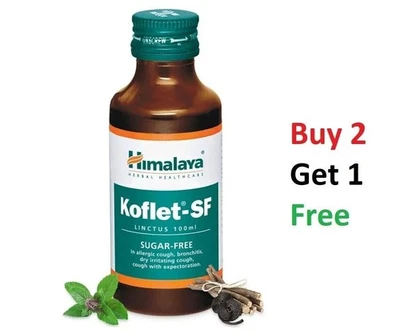 1 X 100 Himalaya Koflet-SF syrup Buy 2 Get 1 Free - Изображение 1 из 4