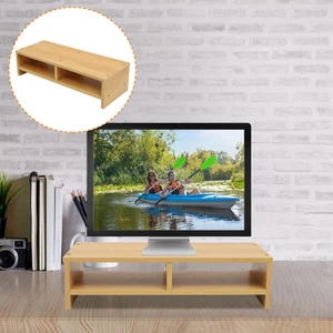 Monitorständer Angehobener Holzständer Riser Für Computermonitor - Photo 1/12