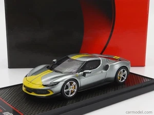 NEW BBR MODELS BBRC265A 1/43 FERRARI 296 GTB ASSETTO FIORANO 2022 GRIGIO CORBURN - Foto 1 di 7
