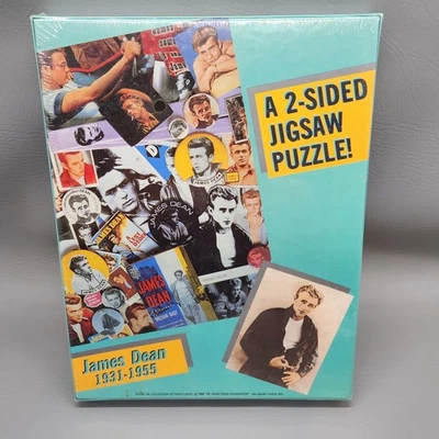 Rompecabezas James Dean Springbok Hallmark 2 caras sellado 1985 vintage 500 piezas EE. UU. Foto 1 de 4