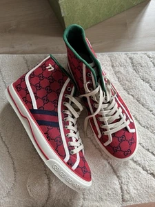 Gucci Men sneakers tennis 1977 1190$ Uk 8 Limited edition - Picture 1 of 8