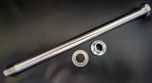 SUZUKI 250 QUADRACER 500 QUADZILLA SWINGARM STAINLESS STEEL PIVOT BOLT & NUT - Picture 1 of 16
