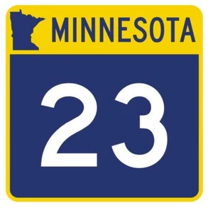 Minnesota State Highway 23 Aufkleber Sticker R4719 Highway Route Schild - Bild 1 von 1