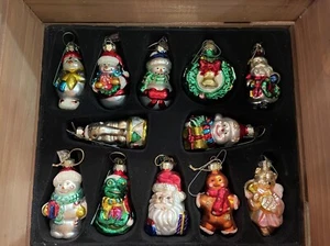 Thomas Pacconi Clásicos Adorno de Navidad Set 36 en estuche de madera 2002 Colección - Imagen 1 de 5