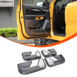 Protezione antisporco porta in fibra di carbonio ABS per Ford Ranger T9 2023-2024 - Foto 1 di 15