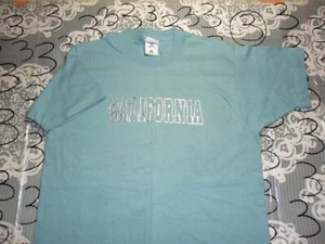 Medium NWOT California Los angeles gold silver single stitch vintageT Shirt - Picture 1 of 6