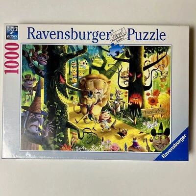 Ravensburger Lions Tigers And Bears OH MY 1000 Piece Puzzle NEW Wizard Of Oz - Image 1 of 2