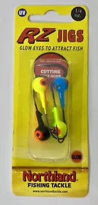 RZ Jigs 1/4 oz., Glow Eyes To Attract Fish, Northland Fishing Tackle, RZJ4-4-99 - Picture 1 of 3