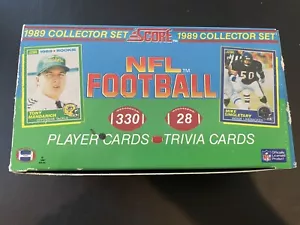 1989 Score Football Complete Set With HOF Barry Sanders PSA 8 - Bild 1 von 3