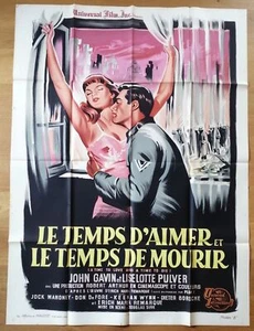 TEMPS D'AIMER ET DE MOURIR liselotte pulver affiche cinema originale 160x120 '58 - Imagen 1 de 1