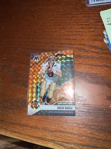 DREW BREES 2021 MOSAICO ROSSO GIALLO SCELTA PRIZM NEW ORLEANS SAINTS SUPER BOWL MVP - Foto 1 di 2