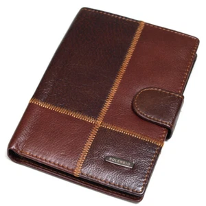 Leather Passport Wallet Case Holder Cover for Travel Clutch Purse  - Picture 1 of 8