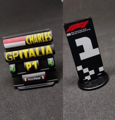Pitboard 1:43 1:18 1:24 Leclerc Ferrari sf-90 MONZA Gp 2019 looksmart bbr burago - Immagine 1 di 3