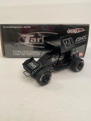 WORLD OF OUTLAWS 2022 CHASE ELLIOTT #21 ASHOC ENERGY WOO SPRINT COCHE 1/18 Foto 1 de 3