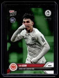 2024 Topps Now UEL #14 Can Uzun Green /99 Scores first European Goal Rookie - Bild 1 von 2