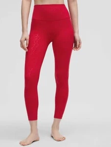 LUNAR NEW YEAR LULULEMON ALIGN HR HOSE 25" SCHLANGENPRÄGUNG ROT Größe 8 - Bild 1 von 5